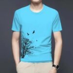 Tree Design Basic T Shirt – Soft & Comfortable - T-shirt For Men - Image 3